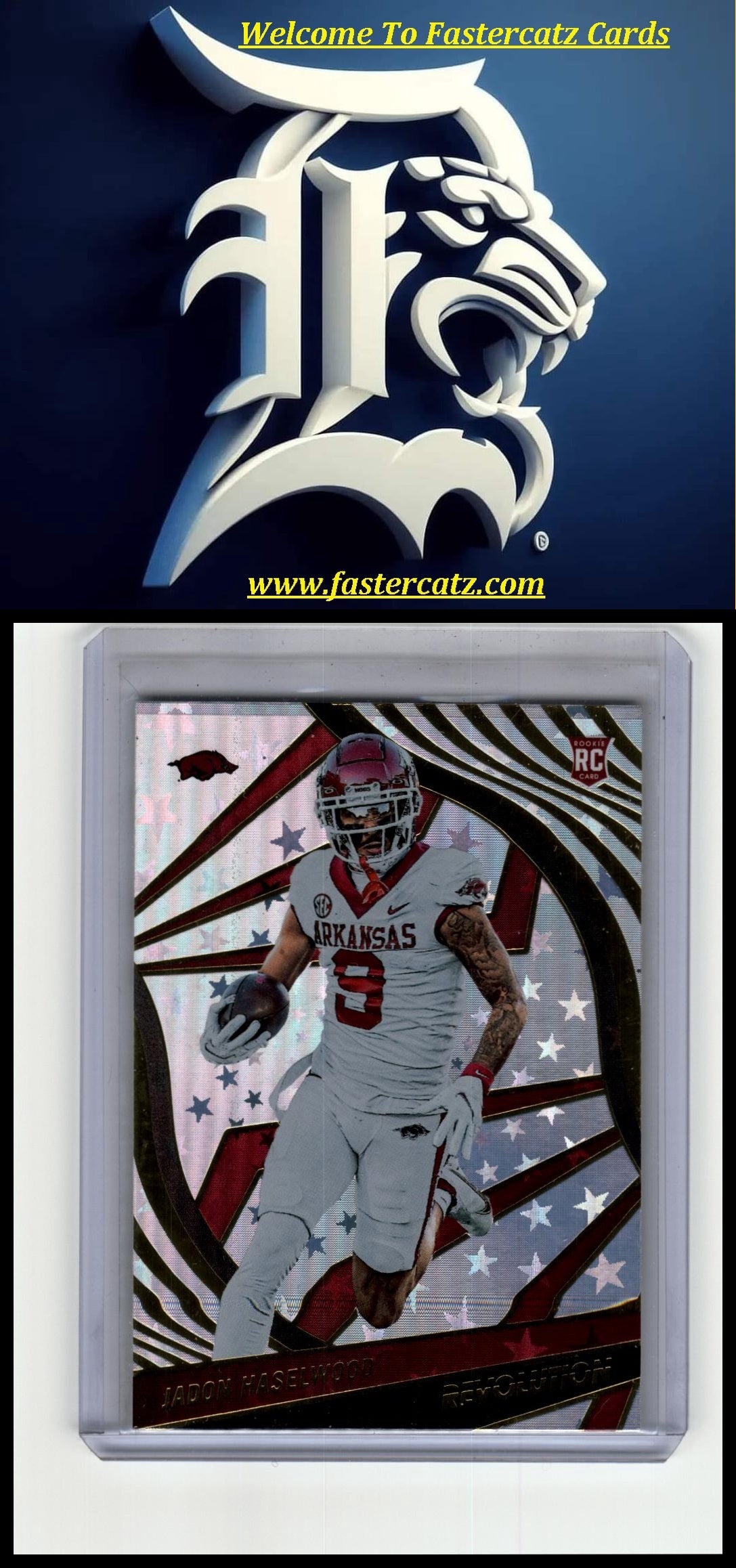 2023 Panini Chronicles Draft Picks #59 Jadon Haselwood Revolution