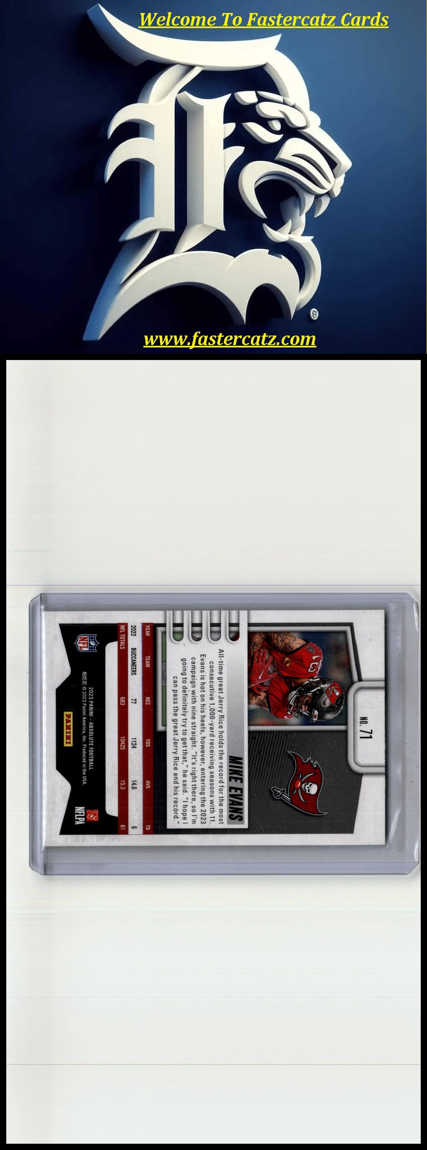 2023 Panini Absolute #71 Mike Evans