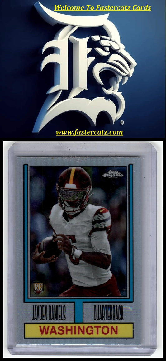 2024 Topps Chrome #74TF-2 Jayden Daniels 1974 Topps Football Refractor