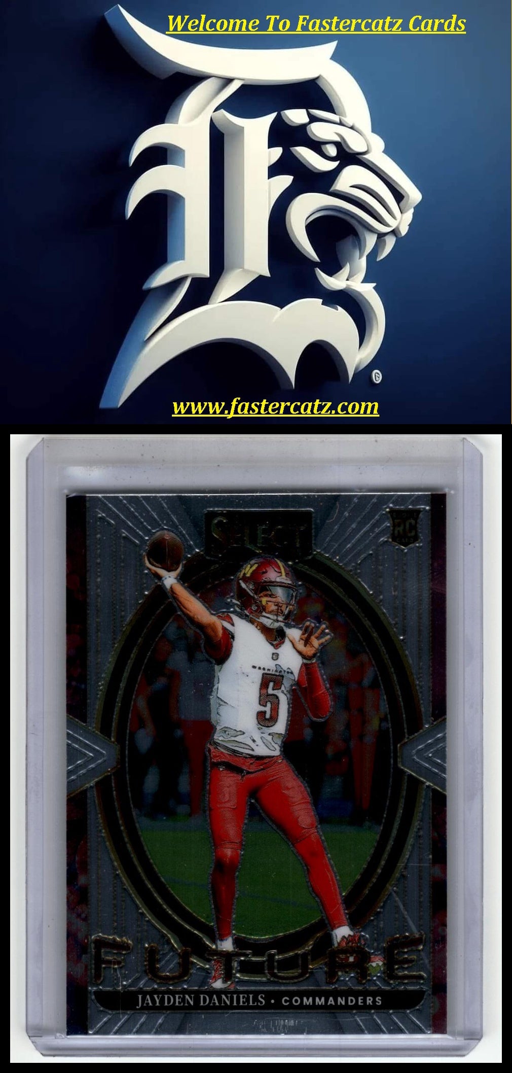 2024 Panini Select #4 Jayden Daniels Select Future Green Prizm #/5