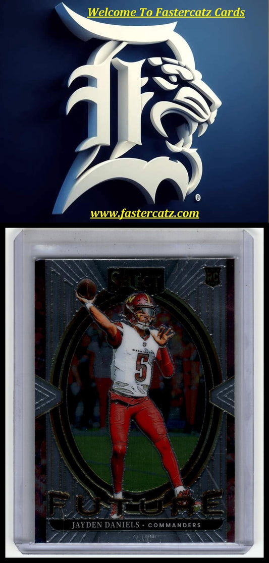 2024 Panini Select #4 Jayden Daniels Select Future Green Prizm #/5