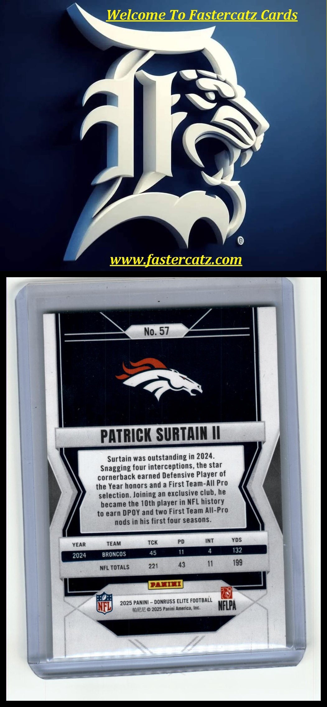 2025 Donruss Elite #57 Patrick Surtain II