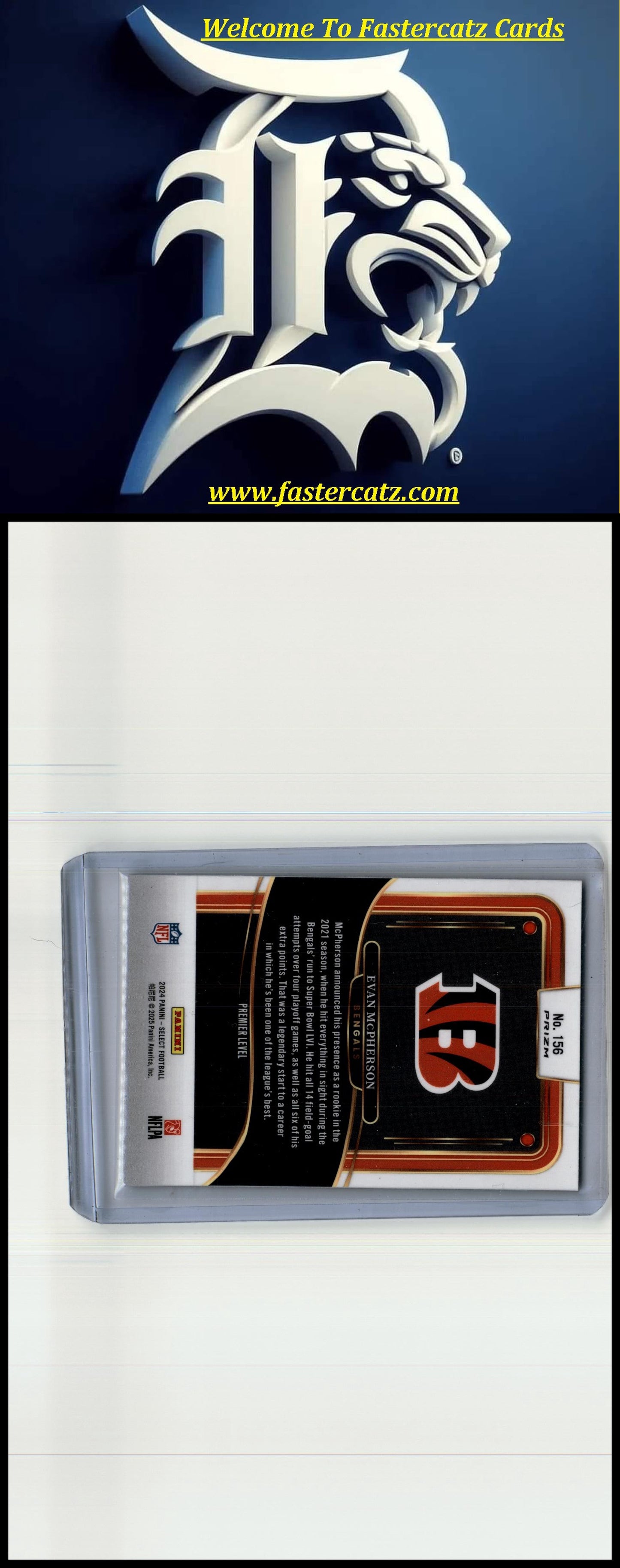 2024 Panini Select #156 Evan McPherson Zebra Prizm