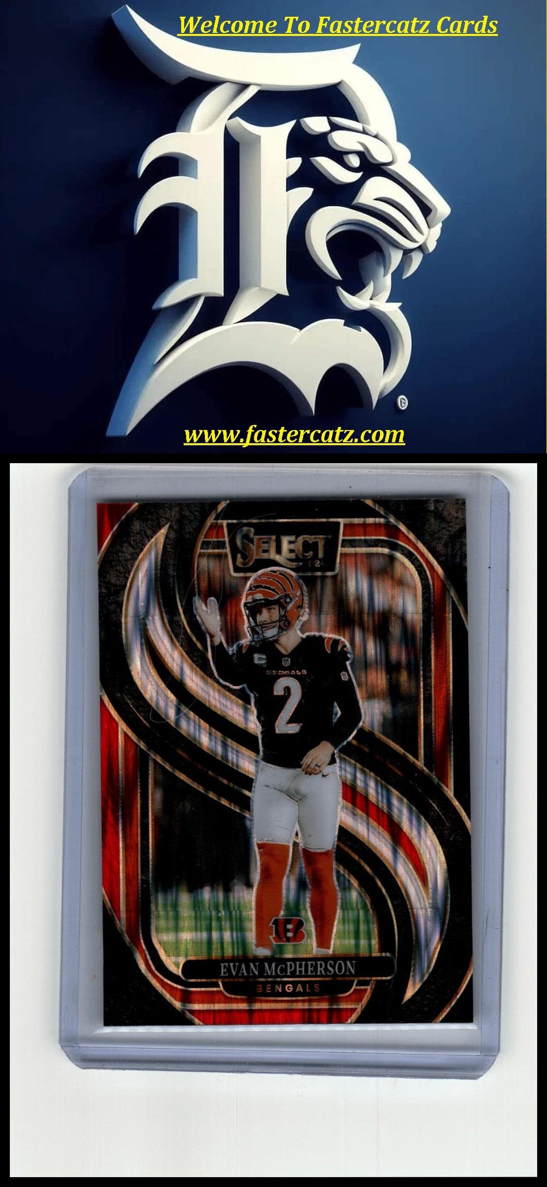2024 Panini Select #156 Evan McPherson Zebra Prizm