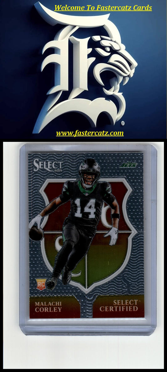 2024 Panini Select #24 Malachi Corley Select Certified Rookies