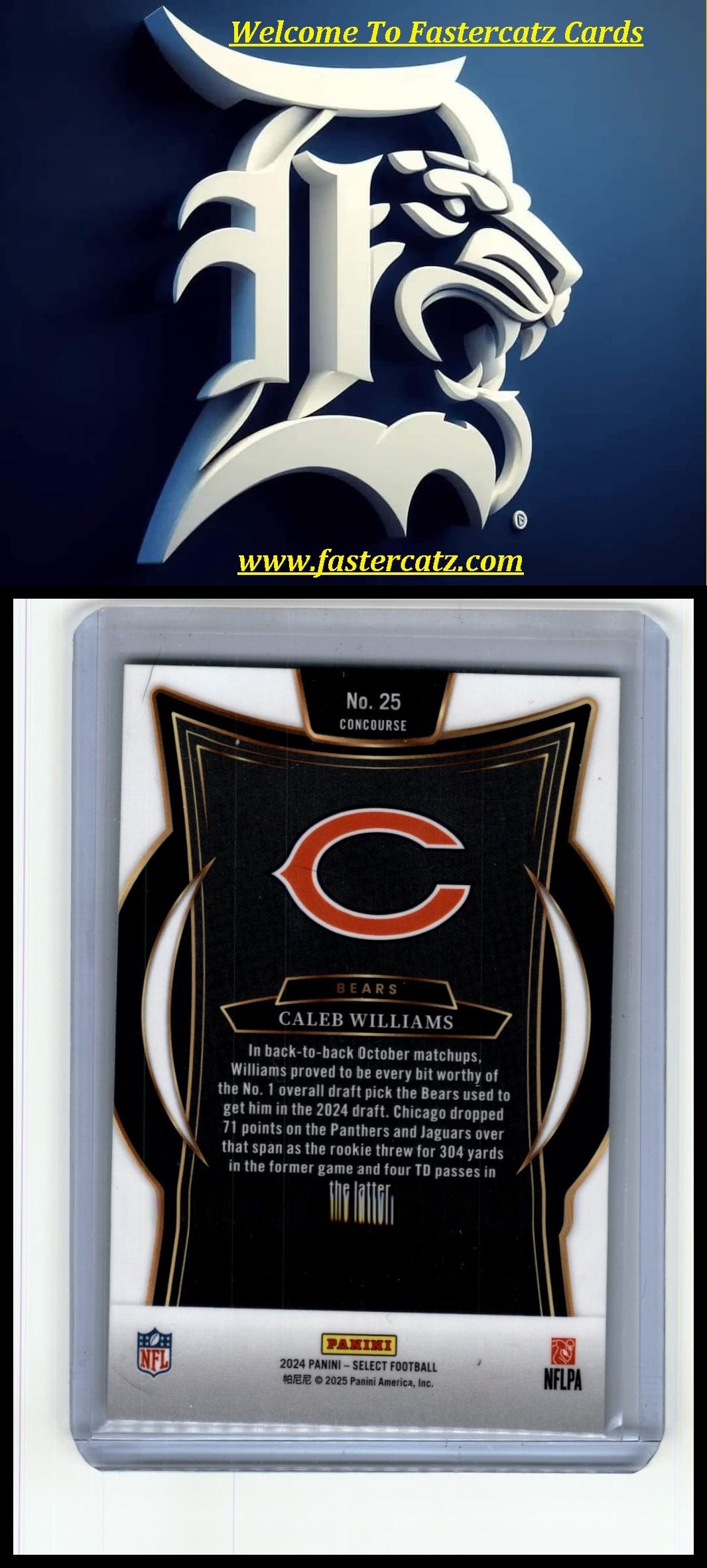 2024 Panini Select #25 Caleb Williams