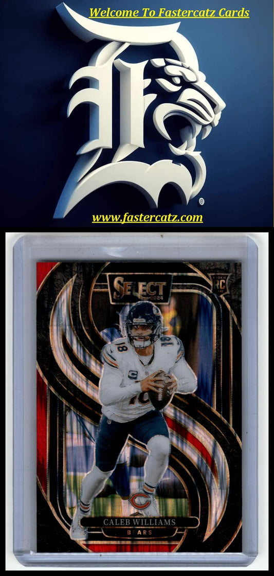 2024 Panini Select #114 Caleb Williams RED Prizm