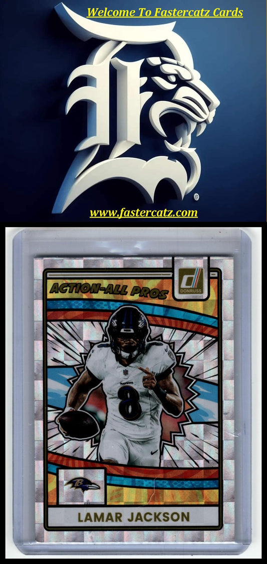 2025 Donruss #AAP-LJA Lamar Jackson Action-All Pros
