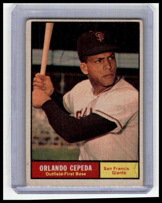 1961 Topps #435 Orlando Cepeda