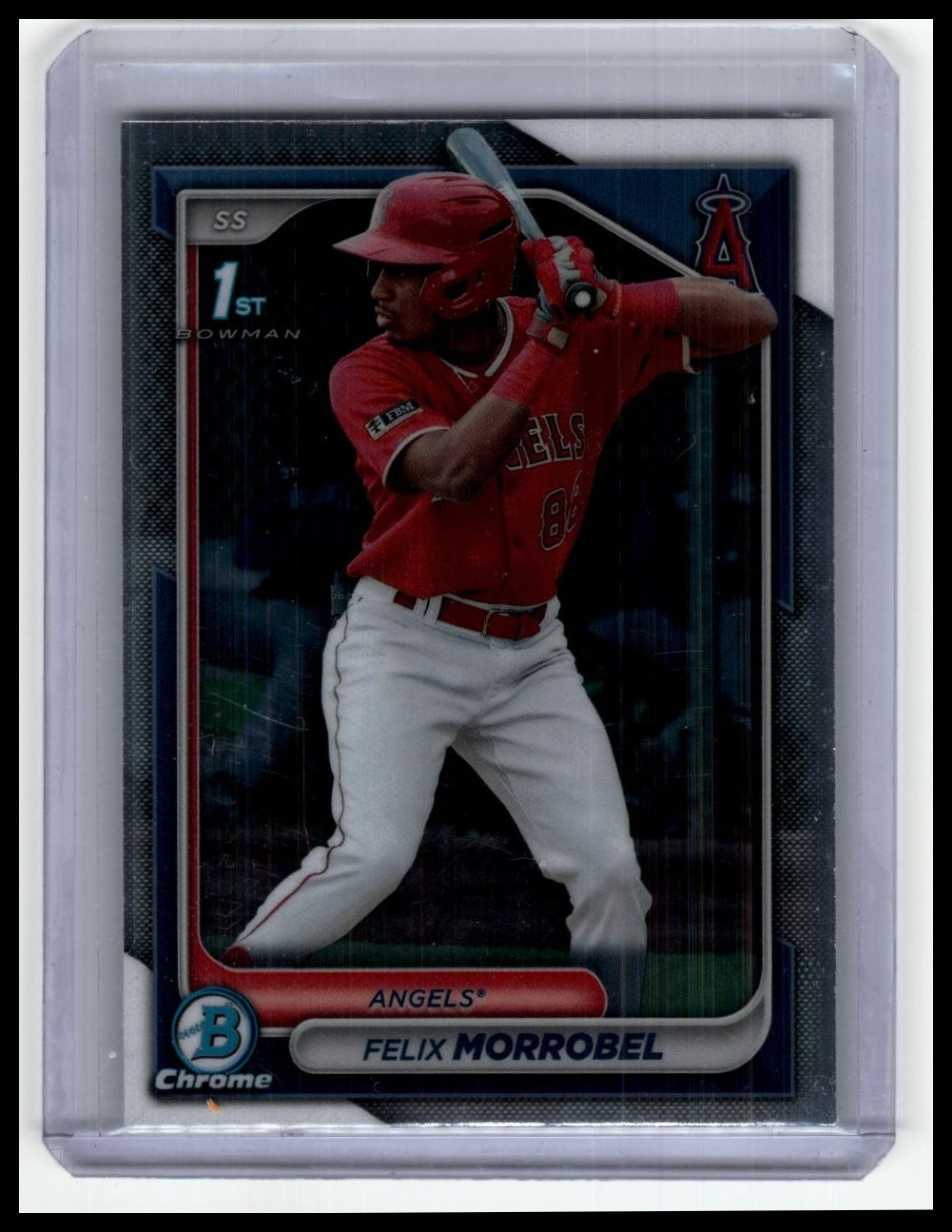 2024 Bowman #BCP-121 Felix Morrobel Chrome Prospects Lunar Glow Refractors