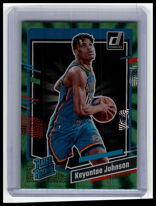 2023-24 Donruss #237 Keyontae Johnson Red Laser Holo #/99