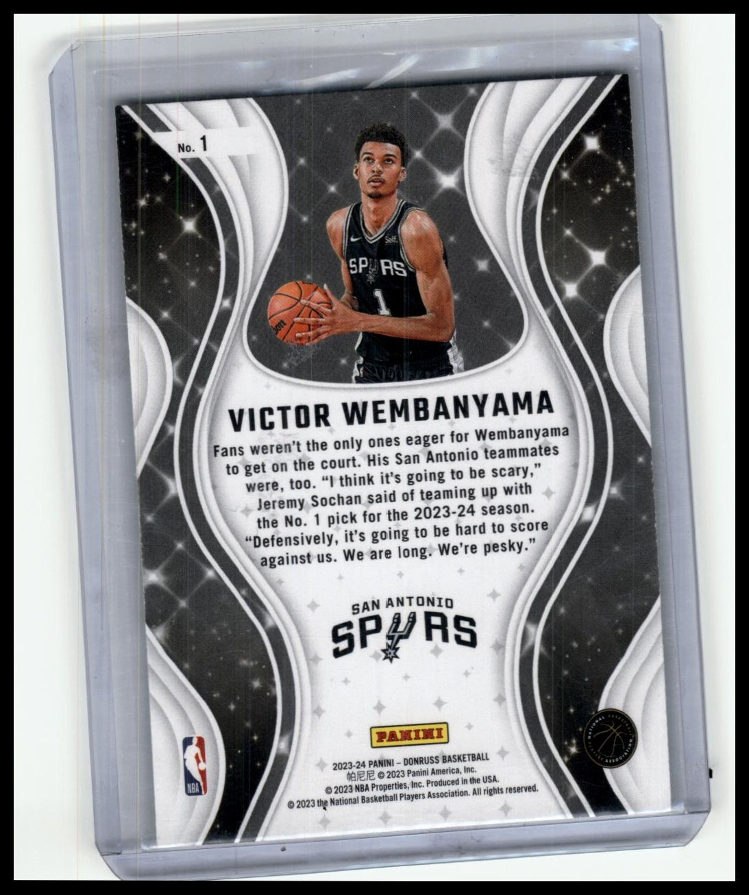 2023-24 Donruss #1 Victor Wembanyama Magicians