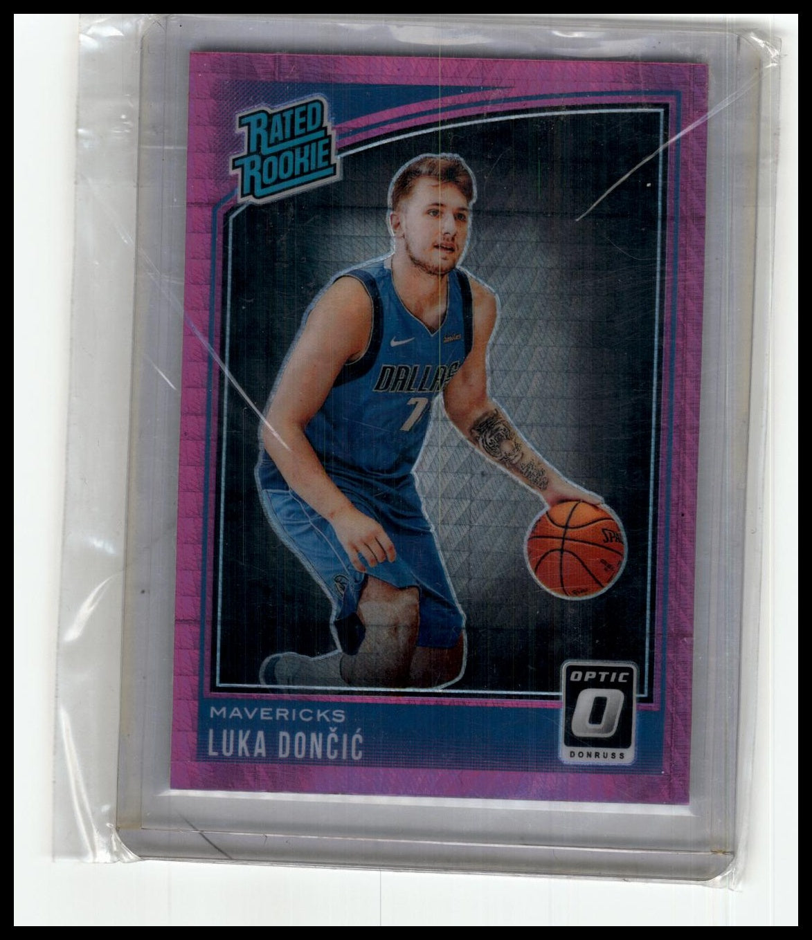 2018-19-Luka Doncic-PINK-Donruss Optic-Rated Rookie